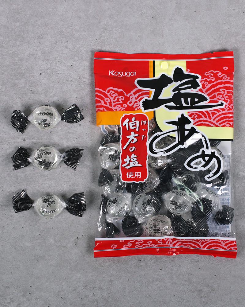 카수가이 시오아메 사탕 일본 소금 캔디 156g, حجم الصورة 800x1000